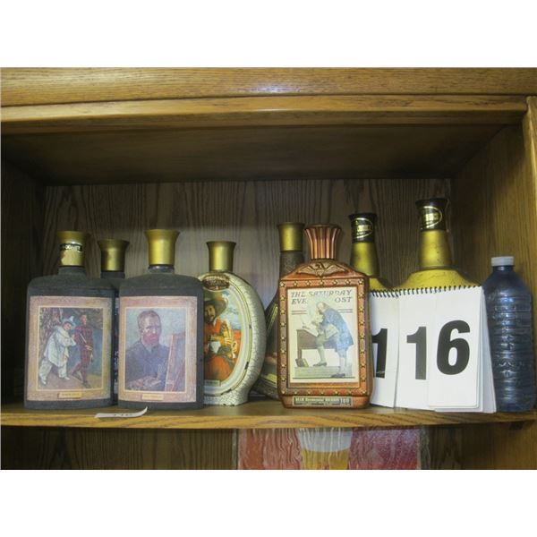 Vintage Jim Beam Liquor Bottles