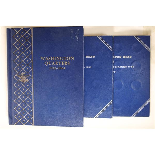 3 USED WHITMAN COIN ALBUMS: WASHINGTON HEAD