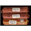 Image 1 : 3 SOLID DATE ROLLS OF LINCOLN WHEAT CENTS: