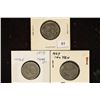 1967, 1970 & 1979 JAPAN 100 YEN COINS ALL UNC