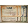 Image 1 : 8 ASSORTED VINTAGE RAILROAD STOCK CERTIFICATES
