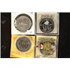 Image 1 : 4-ASSORTED CANADA TRADE DOLLARS BRILLIANT UNC: