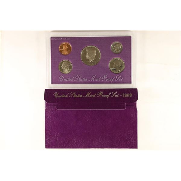 1989 US PROOF SET (WITH BOX)