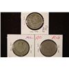Image 2 : 1914, 1919 & 1920 SWEDEN SILVER 50 ORE COINS
