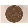 Image 2 : KEY DATE 1887 DENMARK 1 ORE XF NICE BROWN PATINA