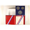 Image 2 : 1976 US BICENTENNIAL SILVER 3 COIN PROOF SET