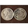 Image 2 : 1990 & 2006 FIJI 20 CENT COINS BRILLIANT UNC