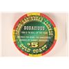 Image 2 : $5 GOLD COAST CASINO CHIP, RODEO LAS VEGAS LEGENDS