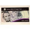 Image 3 : 2006 ATLANTA $5 FRN CRISP UNC WITH LOW SERIAL