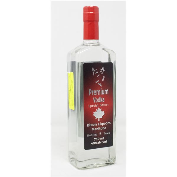 BISON LIQUORS MANITOBA PREMIUM VODKA SPECIAL