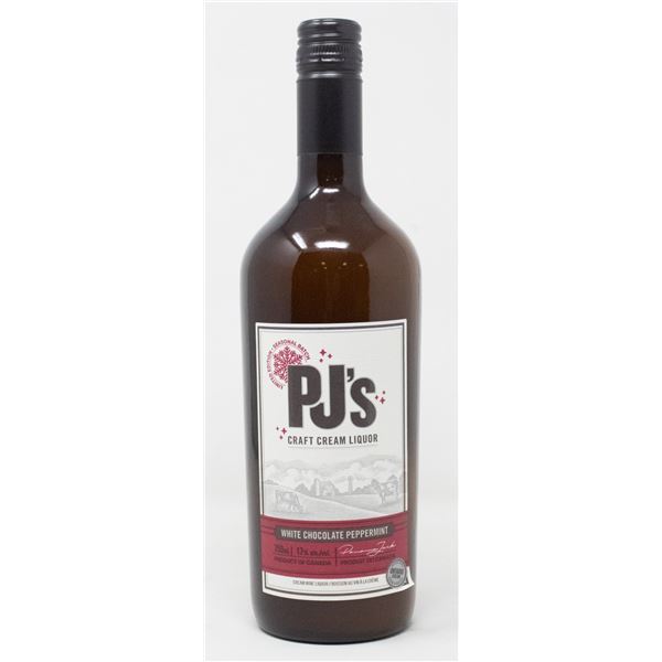 PJ'S CRAFT CREAM LIQUOR WHITE CHOCOLATE PEPPERMINT