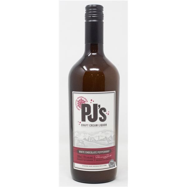 PJ'S CRAFT CREAM LIQUOR WHITE CHOCOLATE PEPPERMINT