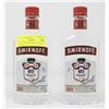 Image 1 : 2 BOTTLES OF SMIRNOFF VODKA 40% ALC