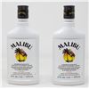 Image 1 : 2 BOTTLES OF MALIBU CARIBBEAN RUM W/ COCONUT