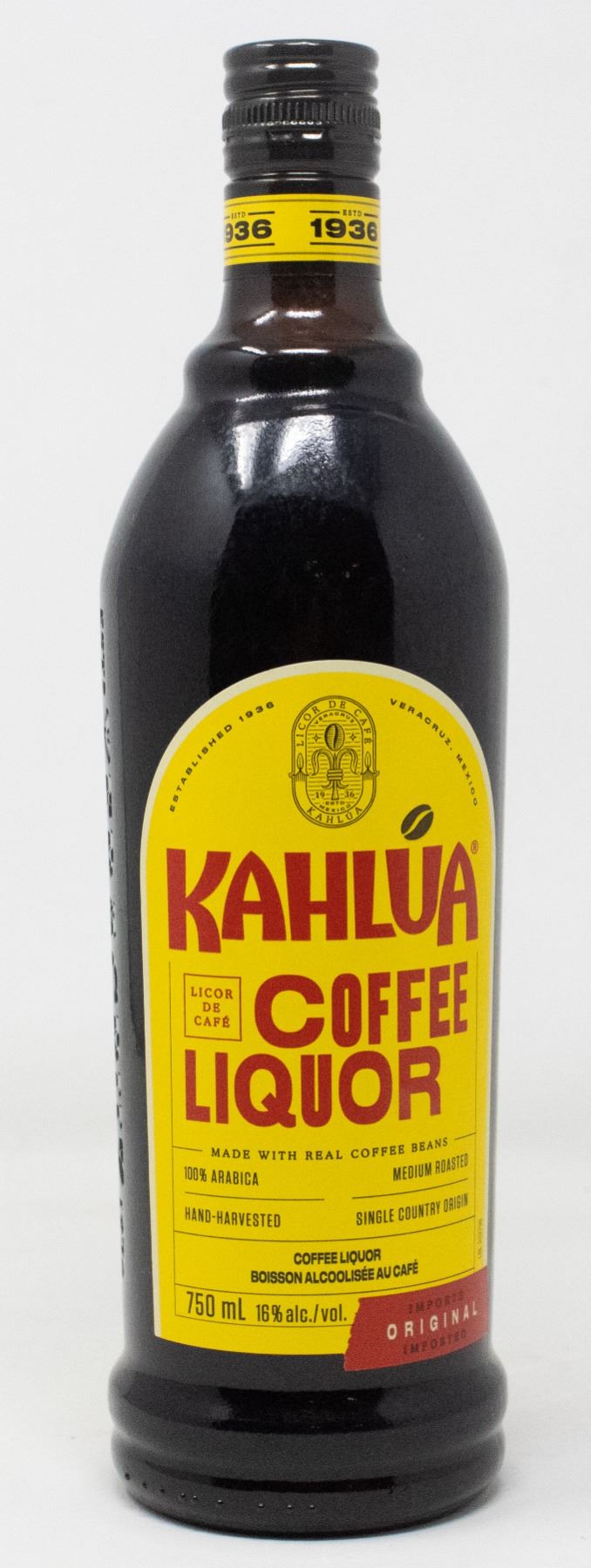 KAHLUA COFFEE LIQUOR 750ML 16% ALC
