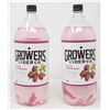 Image 1 : 2 X 2L BOTTLES OF GROWERS CIDER CO FIELD RASPBERRY