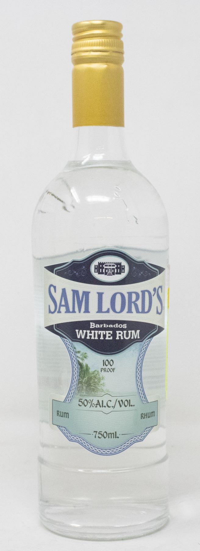 Samse Rum SAM LORD'S BARBADOS WHITE RUM 750ML 100 PROOF