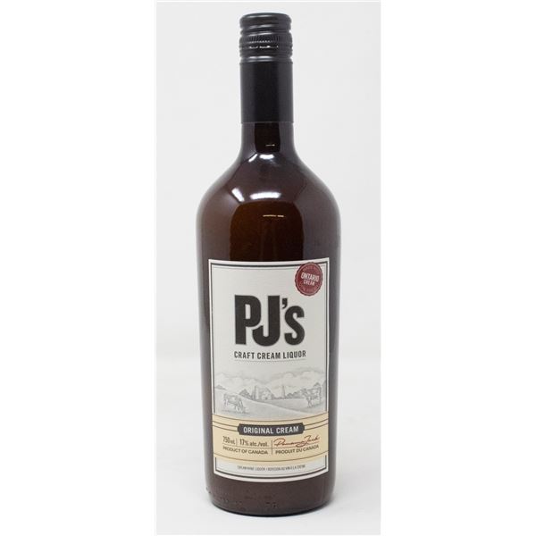 PJ'S CRAFT CREAM LIQUOR ORIGINAL CREAM 750ML