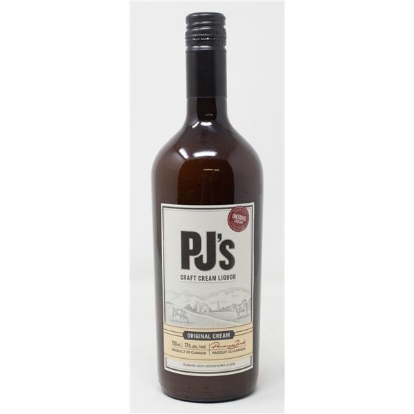 PJ'S CRAFT CREAM LIQUOR ORIGINAL CREAM 750ML