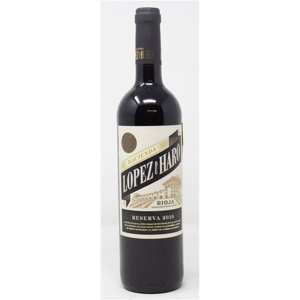 HACIENDA LOPEZ DE HARO RESERVA 2016 750ML