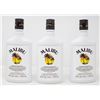 Image 1 : 3 BOTTLES OF MALIBU CARIBBEAN RUM W/ COCONUT