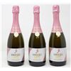 Image 1 : 3 BOTTLES OF BAREFOOT BUBBLY PINK MOSCATO