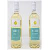 Image 1 : 2 BOTTLES OF NAKED GRAPE UNOAKED PINOT GRIGIO