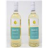 Image 1 : 2 BOTTLES OF NAKED GRAPE UNOAKED PINOT GRIGIO