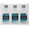 Image 1 : 3 BOTTLES OF ALBERTA PURE VODKA 200ML 40% ALC