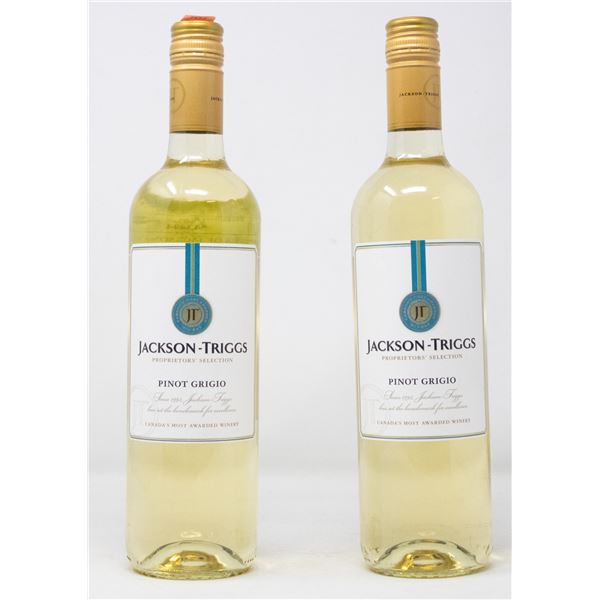 2 BOTTLES OF JACKSON-TRIGGS PINOT GRIGIO