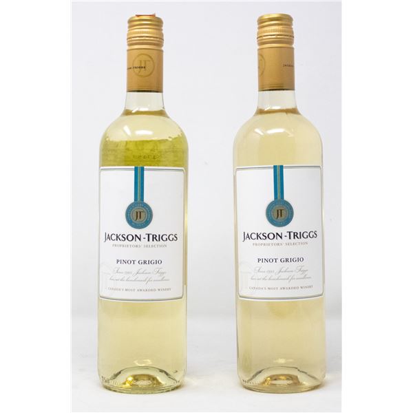 2 BOTTLES OF JACKSON-TRIGGS PINOT GRIGIO