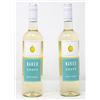 2 BOTTLES OF NAKED GRAPE UNOAKED PINOT GRIGIO