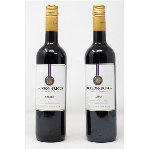 2 BOTTLES OF JACKSON-TRIGGS MALBEC