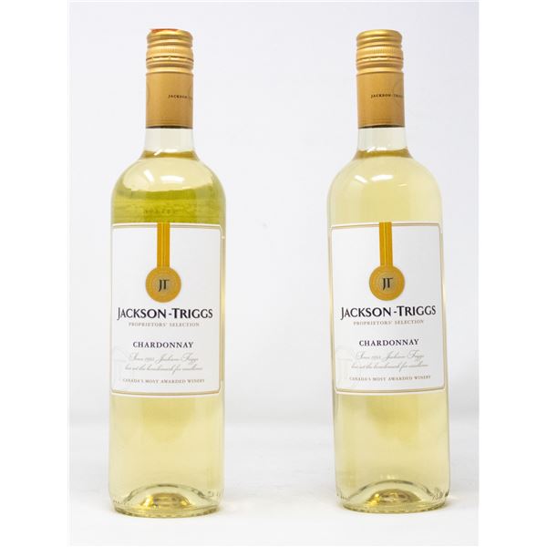 2 BOTTLES OF JACKSON-TRIGGS CHARDONNAY