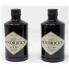 Image 1 : 2 BOTTLES OF HENDRICK'S GIN 375ML 44% ALC