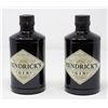 Image 1 : 2 BOTTLES OF HENDRICK'S GIN 375ML 44% ALC
