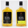 Image 1 : 2 BOTTLES OF ROYAL RESERVE CANADIAN RYE WHISKEY