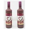 Image 1 : 2 BOTTLES OF CHOCO VINE CHOCOLATE & RASPBERRY WINE