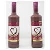 Image 1 : 2 BOTTLES OF CHOCO VINE CHOCOLATE & RASPBERRY WINE