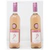 Image 1 : 2 BOTTLES OF BAREFOOT PINK PINOT GRIGIO