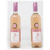 Image 1 : 2 BOTTLES OF BAREFOOT PINK PINOT GRIGIO