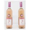 Image 1 : 2 BOTTLES OF BAREFOOT PINK PINOT GRIGIO