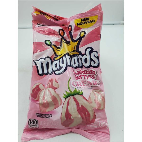 Maynards Swedish Berries Creme (6 x 182g)