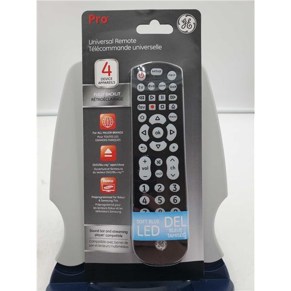 GE Pro Universal Remote with Soft Blue LED