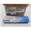 Image 1 : Acco 2in Steel Self-Adhesive Fasteners (1500ct)