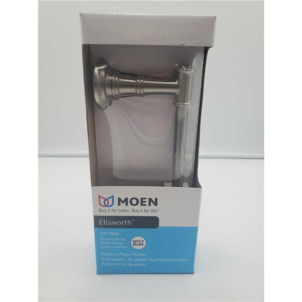 Moen Ellsworth Brushed Nickel Pivoting Paper Holder