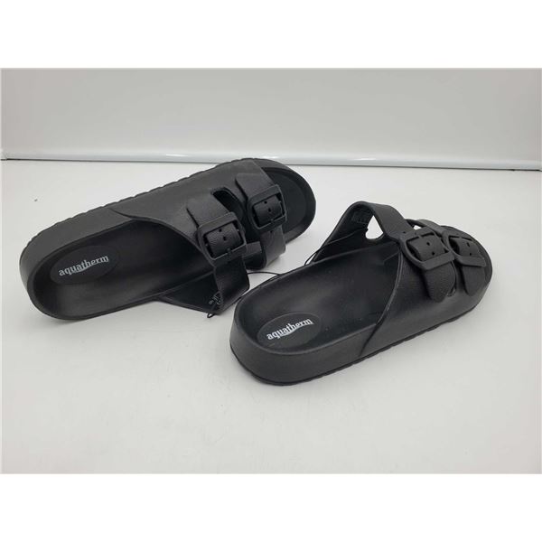 Women's Aquatherm Sandals- Black (size 9)