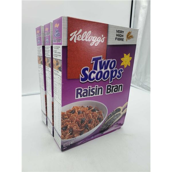Kellogg's Two Scoops Raisin Bran (3 x 425g)