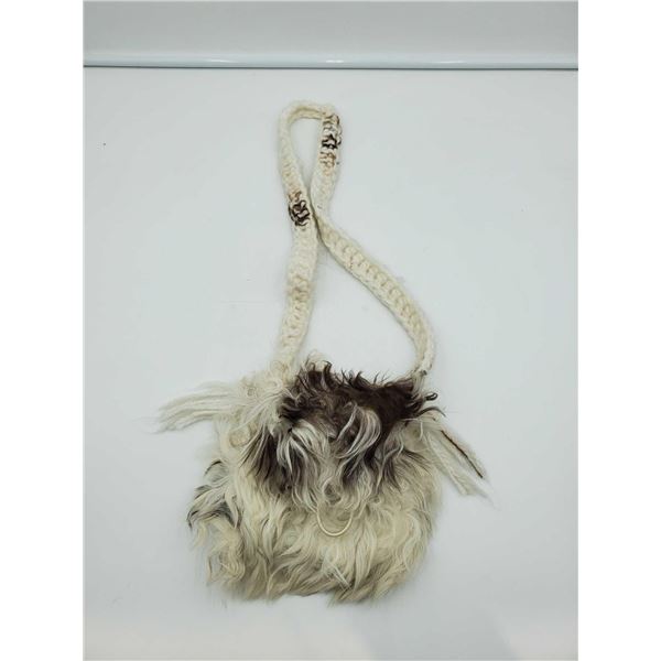 Lusterized Fur Satchel