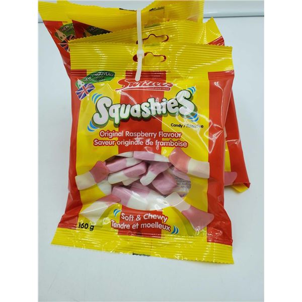Squashies Original Raspberry Flavour Candy (5 x 160g)